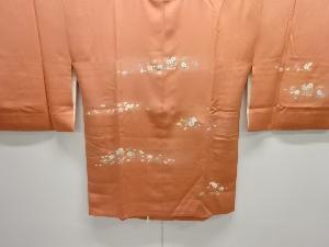 作家物　手描き友禅　吹き寄せ摸様絵羽道行コート